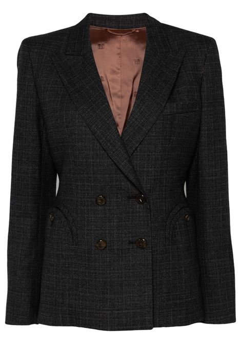 Blazer Hunley motivo a quadri in grigio BLAZÉ MILANO - donna